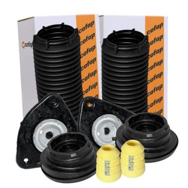 Imagem de 2 Kits Batente Coxim Rolamento TKC08107 Amortecedor Dianteiro Compatível com Focus 2009 a 2013