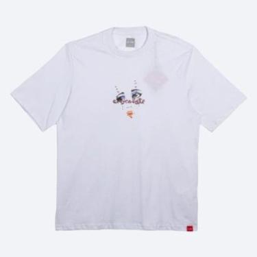 Imagem de CAMISETA CHOCOLATE SKATEBOARD DREAM RODEO TREE BRANCO-Unissex