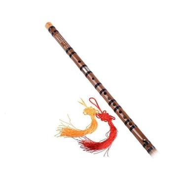 Imagem de Flauta de bambu vintage profissional para iniciantes G Tune Instrumento Musical Tradicional Chinês