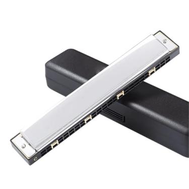 Imagem de Gaita profissional 24 furos polifônica chave C 28 acento gaita instrumento (tipo 11)