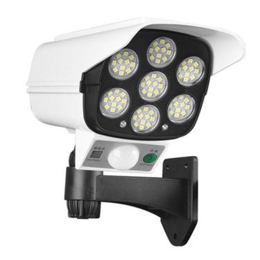 Imagem de Luminaria Solar Camera Falsa Sensor De Proximidade 77 Leds