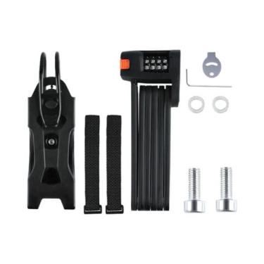 Imagem de Cadeado Antifurto Dobrável Para Bicicleta MTB, Estrada, Bicicleta Elét