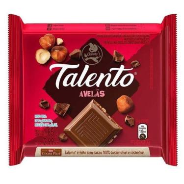 Imagem de Chocolate ao Leite com Avelãs Talento Garoto 85g