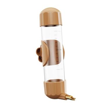 Imagem de Bothyi Bebedouro automático para pássaros, 200ml, fácil de reabastecer, ideal para papagaios e agapornis de pequeno porte, Laranja