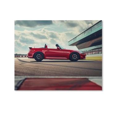 Imagem de HouLaiZhe Static S2000 Jdm Cartazes de carro lona parede estética decoração de sala de parede impressões galeria sala decoração de parede para quarto sala de estar escritório 16 x 20 polegadas (40 x