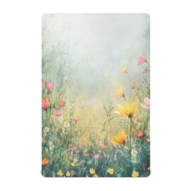 Imagem de xigua Lindo lençol de berço macio e respirável para meninas e meninos, adequado para berço padrão e cama infantil 71 x 132 cm