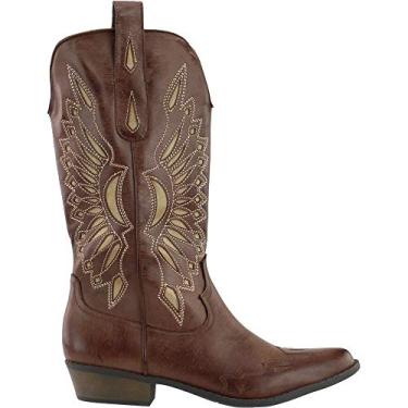 Imagem de Coconuts by Matisse Bota feminina Bandera Western, Choco/Bege, 9.5