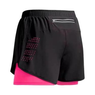 Imagem de Shorts Esportivos Masculinos 2 Em 1 Para Verão, Academia, Treinamento,