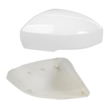 Imagem de Moonlinks Compatível com Range Rover/Sport/LR4/Discovery Side Mirror Cover Replacement 2013-2020, branco lado esquerdo do motorista, tampa de encaixe do espelho com seta, substituição para LR035092