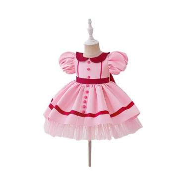 Imagem de Vestido De Festa De Aniversário Para Meninas Bebês, Minnie Mouse Em Tu