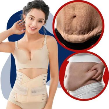 Imagem de Cinta Modeladora Para Diástase e Flacidez - Ergo Premium, M, Bege