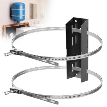 Imagem de Suporte de montagem de tanque de expansão com 2 tiras de terremoto - para tanques de expansão térmica de 1 a 5 galões, acessório de aquecedor de água quente para tanques de 33 cm de diâmetro e tanques