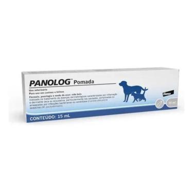 Imagem de Pomada Anti-inflamatória Otites Infecções Cães E Gatos Panolog 15ml Elanco