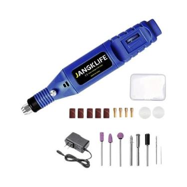Imagem de Furadeira Elétrica Mini 9V JANGKLIFE Kit De Ferramentas Rotativas De V