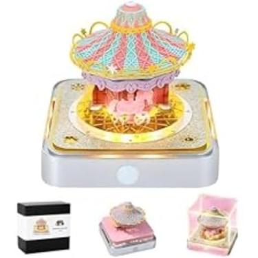 Imagem de Calendário 3D 2026 – Escultura de árvore de cerejeira em papel a laser com luz noturna de LED sensível ao toque, bloco de notas multifuncional, presente para decoração de mesa de inauguração de casa