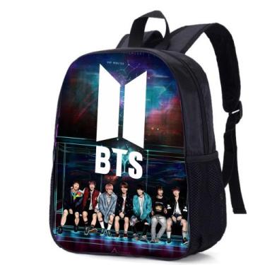Imagem de Mochila  Bts K-pop Escolar Ft - Open Sea