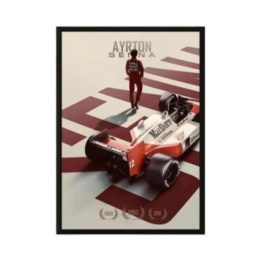 Imagem de Kit De Pintura Em Diamante Ayrton Senna F1 5D DIY Arte Artesanal Decor