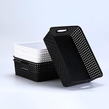 Imagem de Cesta de Escorrimento para Lavagem Pratos em Casa Cozinha Armazenamento Banheiro Crivo Plástico Frutas Legumes Petiscos Detritos Itens Domésticos Desi