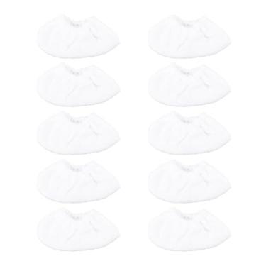 Imagem de Dioche 10 Almofadas de Esfregão a Portáteis, Capas de Pano de Microfibra de Reposição, Laváveis ​​na Máquina, Uso úmido e Seco, Pano de Toalha de Fibra, 3,15 X 3,54 X 7,09 pol., Com