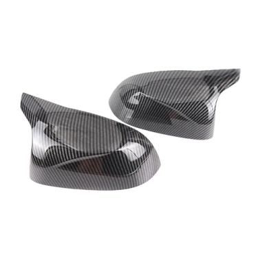 Imagem de Porta Lateral Do Carro Retrovisor Espelho Lateral Capa Peças Compatível Com Bmw F15 X5 F16 X6 F25 X3 F26 X4 2014-2018(Carbon Fiber Pattern)