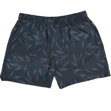 Imagem de Bermuda Tactel Boxer Casual Longa Plus Size Masculina Ogochi 004544111 Marinho-Masculino