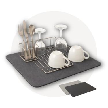 Imagem de Tapete Escorredor de Louça Absorvente Tamanho 40×50CM, com Base Antiderrapante e Secagem Rápida para Pia e Bancada — Qualidade Premium Loreal Shop