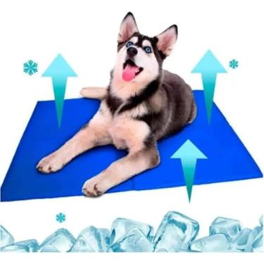 Imagem de Tapete Colchão Refrescante Gelado Térmico Para Pets Cães Gatos (50x65)