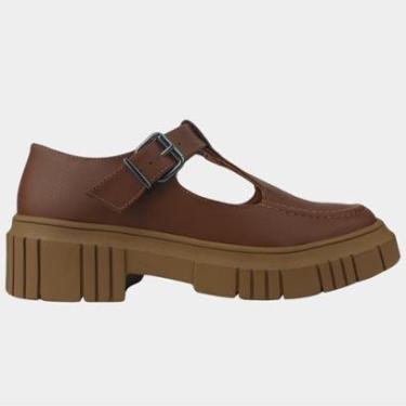 Imagem de Mocassim Mary Jane Tratorado Feminino Firezzi 2517303-Feminino