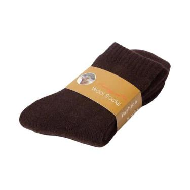 Imagem de Meias De Lã Merino Quentes Para O Inverno Femininas, Meias Térmicas Gr