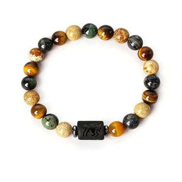 Imagem de Pulseiras do zodíaco para adultos, série 12 constelações, pulseira de corrente ajustável com signos do zodíaco, presente personalizado para homens e mulheres, One Size, Pedra, Sem Pedra Preciosa