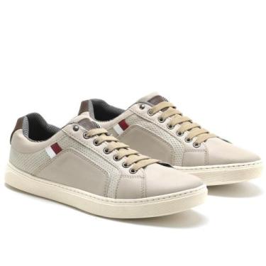 Imagem de Sapatenis Casual Masculino Tênis Pl02 Gelo - FranBoots, Branco, 41