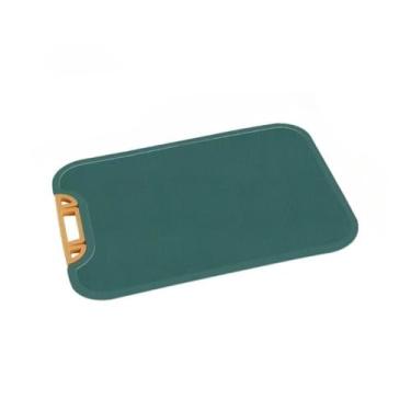 Imagem de Kit 2 Tábuas de Corte Plásticas Antibacterianas com Suporte Vertical | Tábua de Corte 30cm para Cozinha(retângulo 2 pcs)