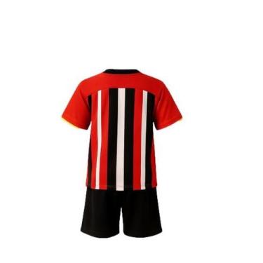 Imagem de Conjunto Infantil Menino Shorts e Camisa Futebol Tamanho 4 a 10 anos -