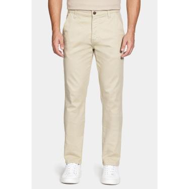 Imagem de Calça Aramis Chino Slim Maquinetada Areia-Masculino