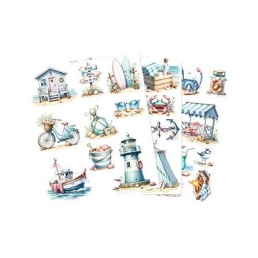 Imagem de Adesivos De Transferência UV DTF DIY Para Decoração De Canecas De Vidr