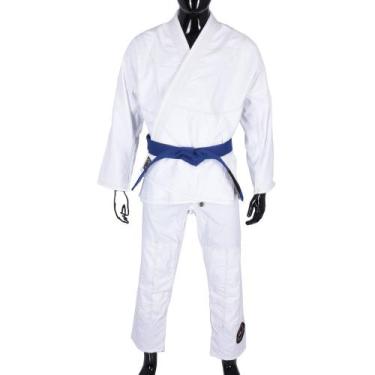 Imagem de Kimono MKS Jiu-Jitsu BJJ450, Branco, A1.5