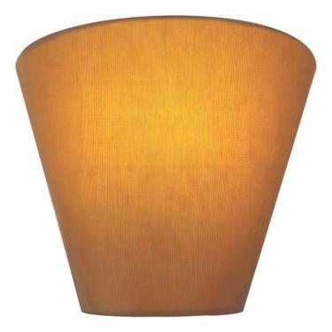 Imagem de Arandela Retro Cone Md-2001 Cúpula Em Tecido 25-26x13cm Palha - Bivolt