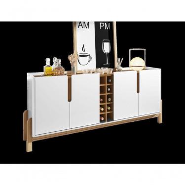 Imagem de Buffet 4 Portas C- Prateleiras Lizz 1,90 Branco-cedro