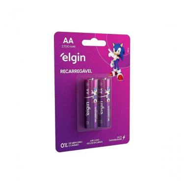 Imagem de Pilha Recarregavel Elgin Aa 2700mah Blister Com 2