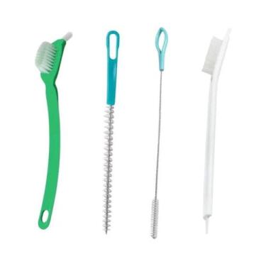 Imagem de Conjunto De 4 Escovas De Limpeza Para Thermomix, Escova Plástica Para 