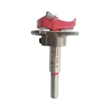 Imagem de Gabarito De Dobradiça Oculta De 35mm Em Liga De Alumínio, Guia De Perf