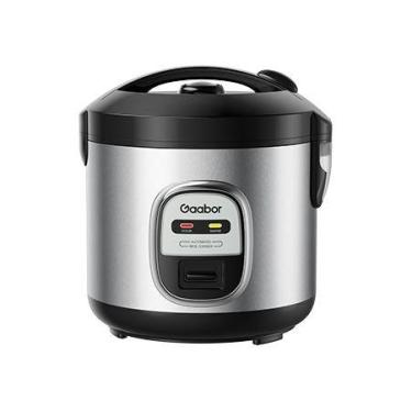 Imagem de Panela de Arroz Elétrica 5 Xícaras Gaabor Orion RC-20M01AS, Prata e Pr