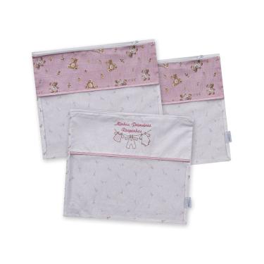 Imagem de Saquinho Maternidade com 03 Peças 30 cm x 36 cm Baby Joy