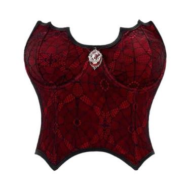 Imagem de Camisola Feminina Sem Mangas Com Renda Teia De Aranha E Costas Abertas