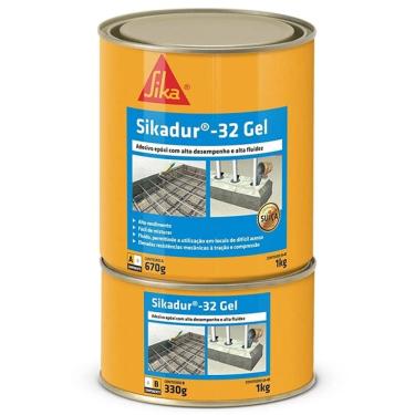 Imagem de Adesivo Epoxi Sikadur 32 GEL Lata 1KG Sika