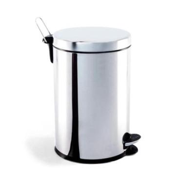 Imagem de Lixeira 3040/202 Inox C/Pedal/Balde 5lts Brinox