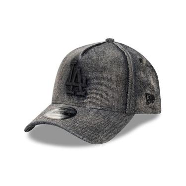 Imagem de BONE NEW ERA 9FORTY A-FRAME SNAPBACK LOS ANGELES DODGERS MLB PRETO-Masculino