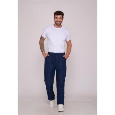 Imagem de Calça Masculina Nylon Azul Marinho 7942-Masculino