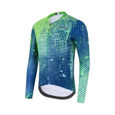 Imagem de Camisa De Ciclismo Masculina Fina De Manga Longa Com Proteção UV Para 