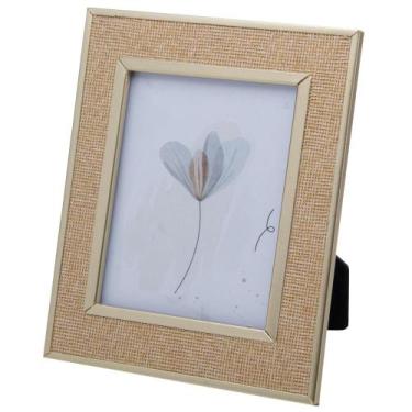 Imagem de Porta-Retrato Wolff Toscana 15cm x 20cm Dourado Metal